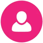 Small pink circle showing outline of one person's head, representing personal or individual challenges for High Achievers