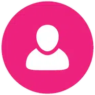 Small pink circle showing outline of one person's head, representing personal or individual challenges for High Achievers