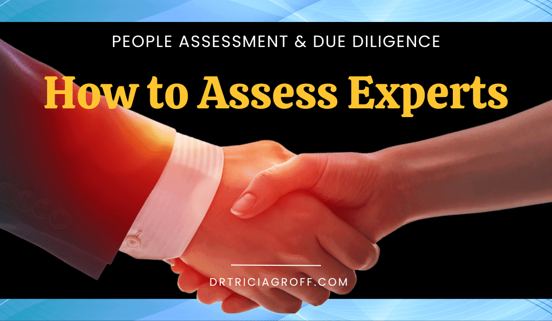 Handshake symbolizing expert evaluation